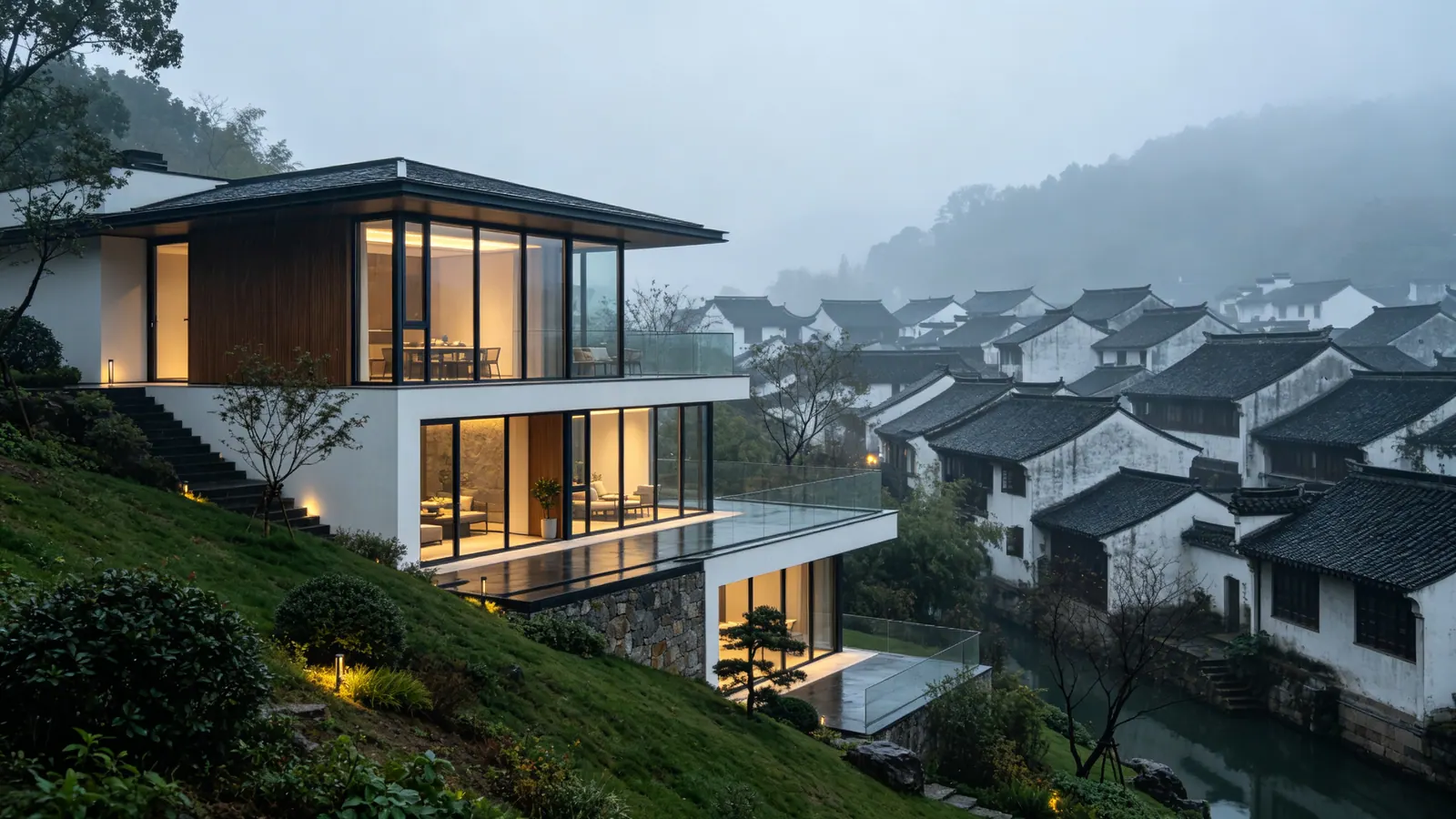 古镇旁建房怎么选窗：让现代窗与古建风貌和平共处